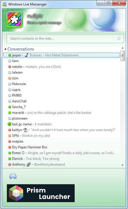 A screenshot of the main window of the application.